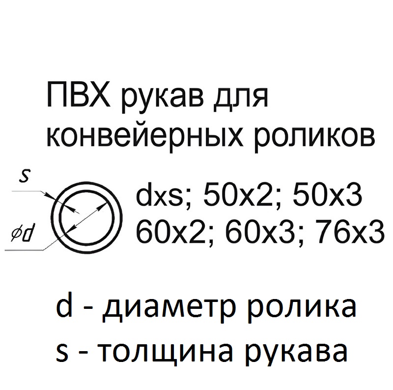 Размеры ПВХ-рукава